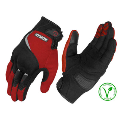 RYNOX HELIUM GT GLOVES – BLACK RED