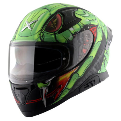 Apex Venomous Helmet (Dull Black Neon Green)