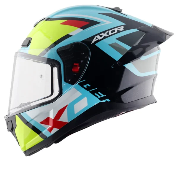 Saber X-Sport Helmet (Black Neon Yellow) - Image 3