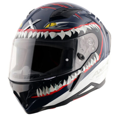 Axor Hunter Shark Helmet (BLUE WHITE)