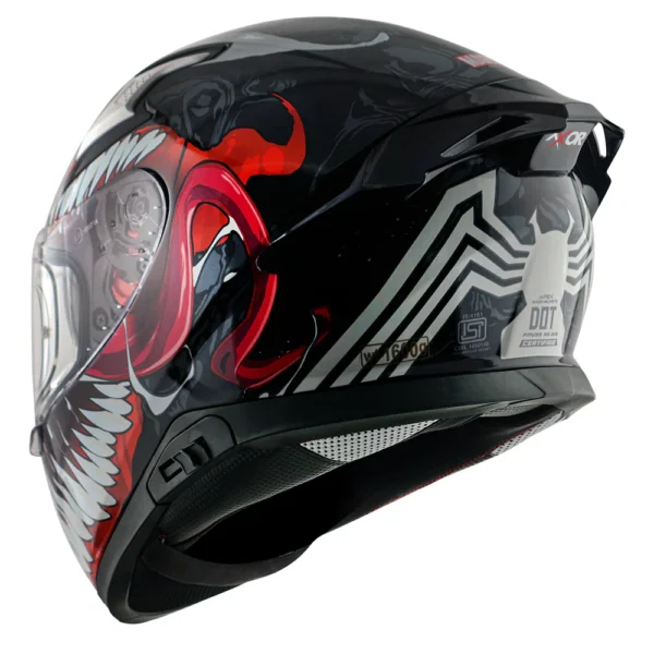 Apex Marvel Venom Helmet (Black Red) - Image 4