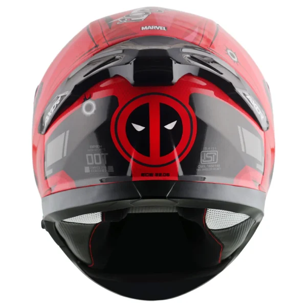 Apex Marvel Deadpool Helmet (RED BLACK) - Image 5