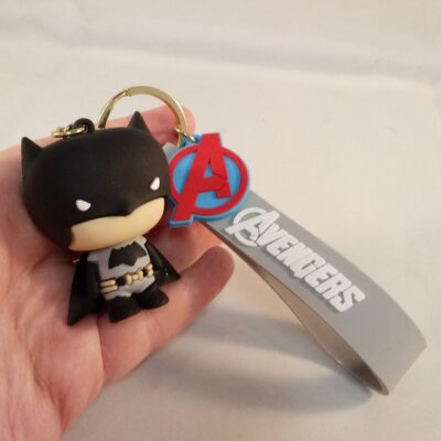 3D Batman Silicone Keychain Key Chain