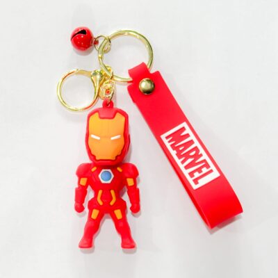 Marvel Avengers Iron Man Silicone Hook 3D Keychain Keyring